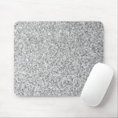 Glitzern aus silbergrauem Glitzer Mousepad (Mit Mouse)