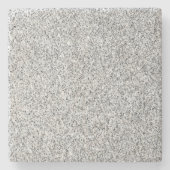 Glitzern aus silbergrauem Glitzer Steinuntersetzer (Vorderseite)