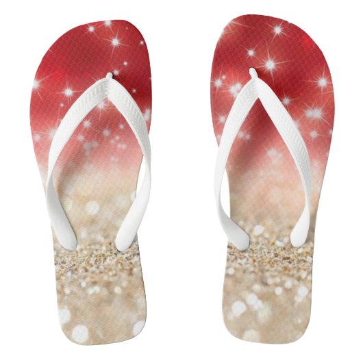 Glitzern Badesandalen (Fußbett)