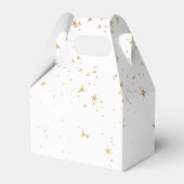 Glitzern Blush Pink Blues Baby Girl Dusche Geschenkschachtel (Rückseite)