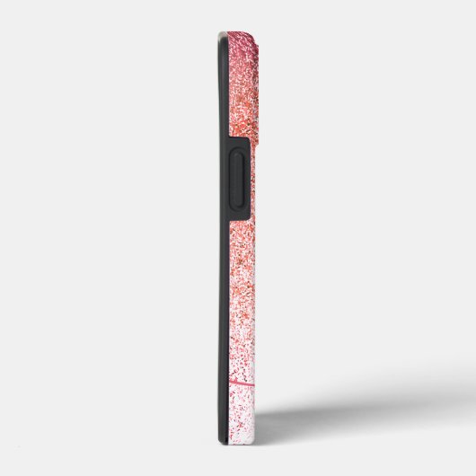 Glitzern Blush Pink Rose Mit Monogramm Script Case-Mate iPhone Hülle (Rückseite / Rechts)