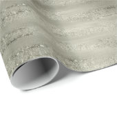 Glitzern - Bürste streicht Zinn-Imitat-Glitzer Geschenkpapier (Rolleneckpunkt)