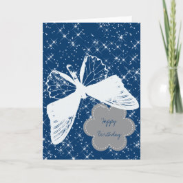 Glitzern Butterfly Karte