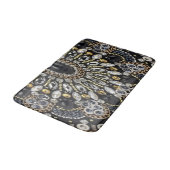 Glitzern Deko Kristall Badematte (Schrägansicht)