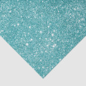 Glitzern des Aquamarinen Glitzer Seidenpapier (Detail)