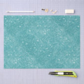 Glitzern des Aquamarinen Glitzer Seidenpapier (Handwerk)
