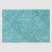 Glitzern des Aquamarinen Glitzer Seidenpapier (Vorderseite)