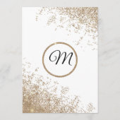 Glitzern des Gold-Glitzer-Programms Programm (Rückseite)