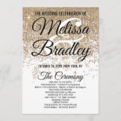 Glitzern des Gold-Glitzer-Programms Programm (Vorderseite)