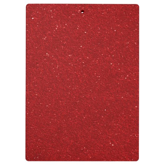 Glitzern des roten Glitzer Klemmbrett (Rückseite)