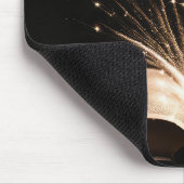 Glitzern, die aus dem offenen Buch austreten Mousepad (Ecke)