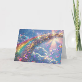 Glitzern digitale Kunst Dankeskarte