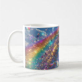 Glitzern digitale Kunst Kaffeetasse