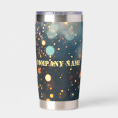 Glitzern-Foto für benutzerdefinierte Logos Thermobecher (Rückseite)