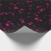 Glitzern Funkelnd Glitzer Stars Geschenkpapier (Ecke)