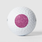 Glitzern für den heißen rosa Glitzer Golfball (Vorderseite)