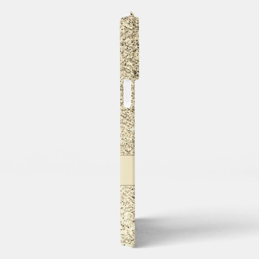 Glitzern für leichte Glitzer, Monogram iPhone Hülle (Rechte Seite)