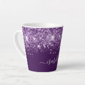 Glitzern für lila Glitzer Milchtasse (Linke Ecke)