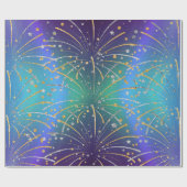 Glitzern Geschenkpapier (Flach)