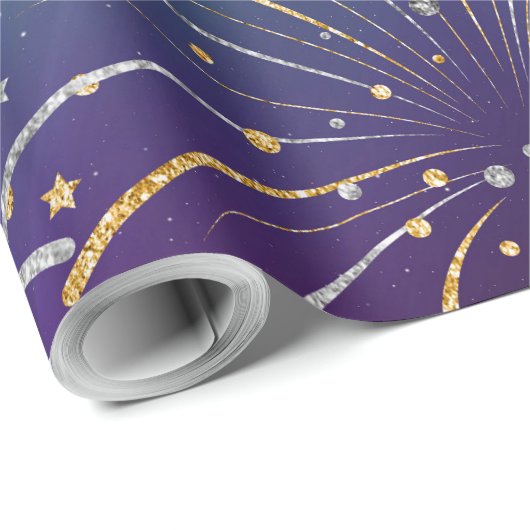 Glitzern Geschenkpapier (Rolleneckpunkt)