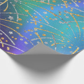 Glitzern Geschenkpapier (Ecke)