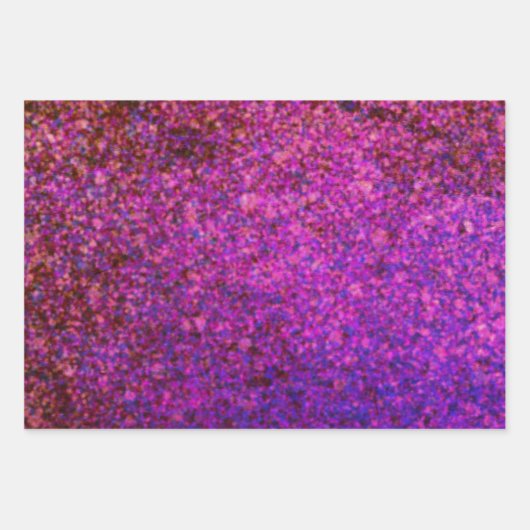 Glitzern Geschenkpapier Set (Vorderseite 2)