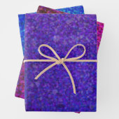 Glitzern Geschenkpapier Set (Beispiel)