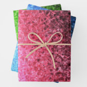 Glitzern Geschenkpapier Set (Beispiel)