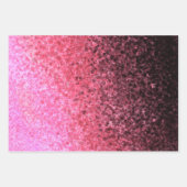 Glitzern Geschenkpapier Set (Vorderseite)