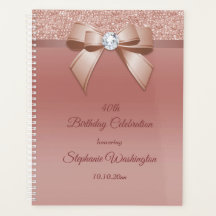 Glitzern & Glamour, Rose Gold Geburtstagsparty