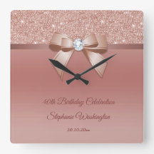 Glitzern & Glamour, Rose Gold Geburtstagsparty