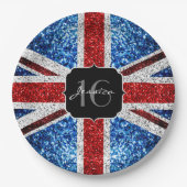 GLITZERN Glitzern Sweet 16 Pappteller (Vorderseite)