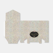 Glitzern Gold Sequins Floral Wedding Geschenkschachtel (Ungefaltet)