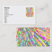 GLITZERN - GRELLES LICHT VISITENKARTE (Vorne/Hinten)