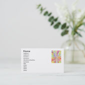 GLITZERN - GRELLES LICHT VISITENKARTE (Stehend Vorderseite)