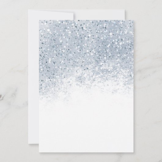 Glitzern Hochzeit Dusty Blue ID889 (Rückseite)