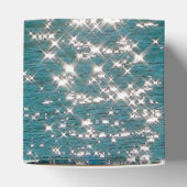 Glitzern Hochzeiten am Strand Geschenkschachtel (Oben)