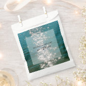 Glitzern Hochzeiten am Strand Geschenktütchen (Ausgeschnitten)