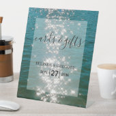 Glitzern Hochzeiten und Geschenke am Strand Sockelschild (In Situ)