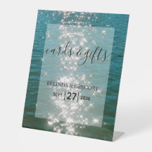 Glitzern Hochzeiten und Geschenke am Strand