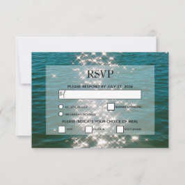 Glitzern Hochzeiten von RSVP Cards