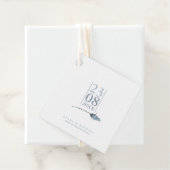 Glitzern Hochzeitstag, Dusty Blue ID889 Geschenkanhänger (Beispiel)