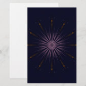 Glitzern im Dunkeln Briefpapier (Vorne/Hinten)