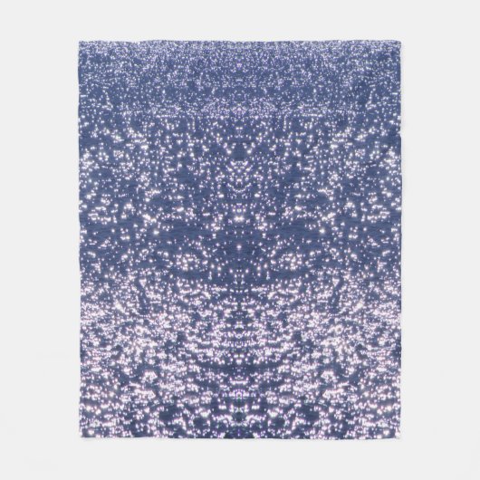 Glitzern im Water Beach House Fleecedecke (Vorderseite)