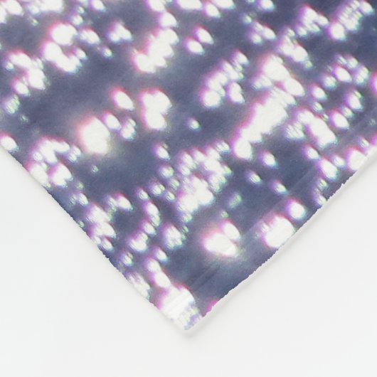 Glitzern im Water Beach House Fleecedecke (Ecke)