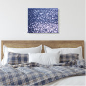 Glitzern im Water Beach House Leinwanddruck (Insitu (Schlafzimmer))
