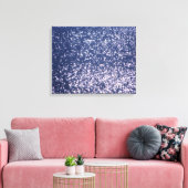 Glitzern im Water Beach House Leinwanddruck (Insitu (Wohnzimmer))