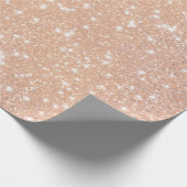 Glitzern in Beige Geschenkpapier (Ecke)
