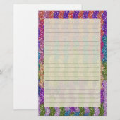 Glitzern in den Wellen Briefpapier (Vorne/Hinten)