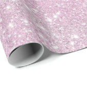 Glitzern in rosa geschenkpapier (Rolleneckpunkt)